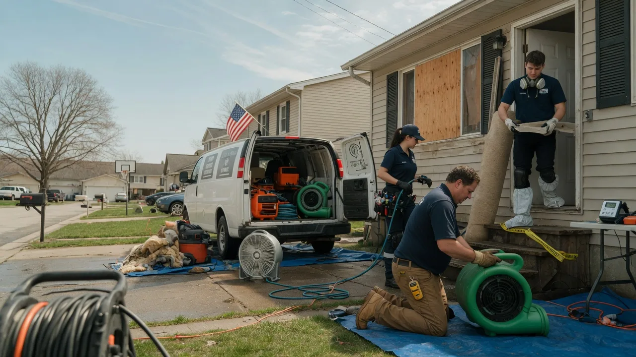 Water Damage Restoration in Plymouth, PA near me
